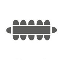 Icon Bestuhlung Blockform