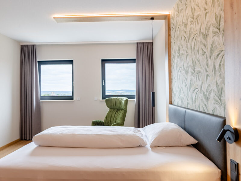 Einzelbett im Apartment